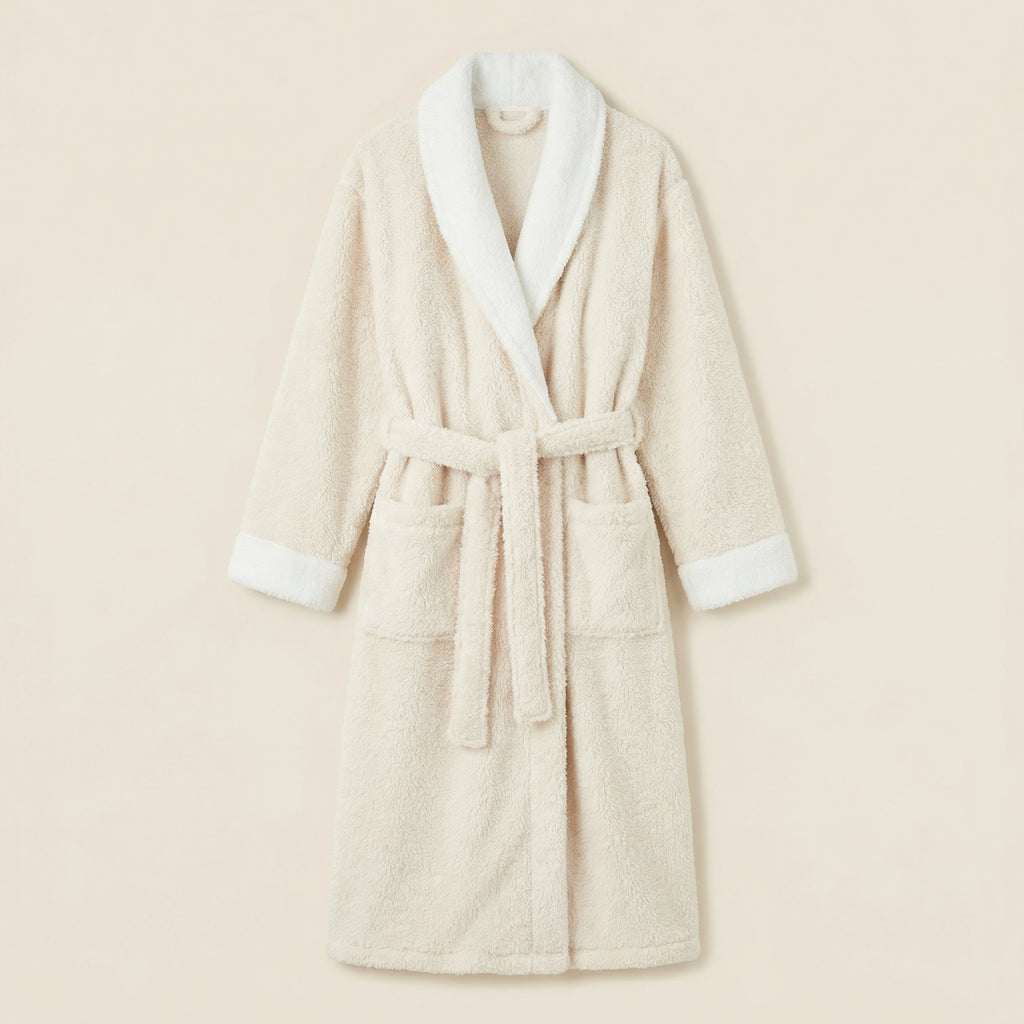 Peignoir Long Homme et Femme en Polaire Épaisse