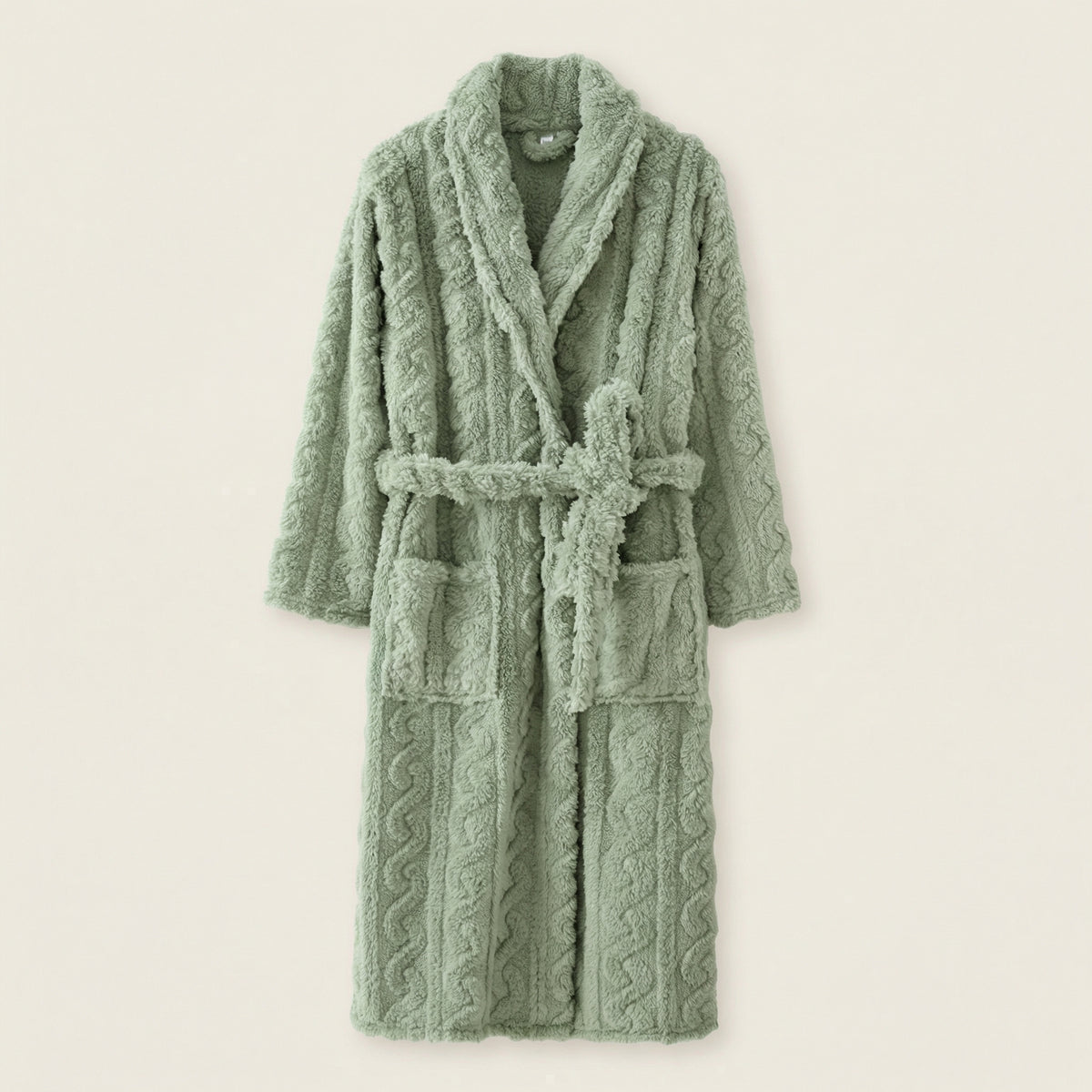 Peignoir Long en Polaire Épaisse Ultra Doux