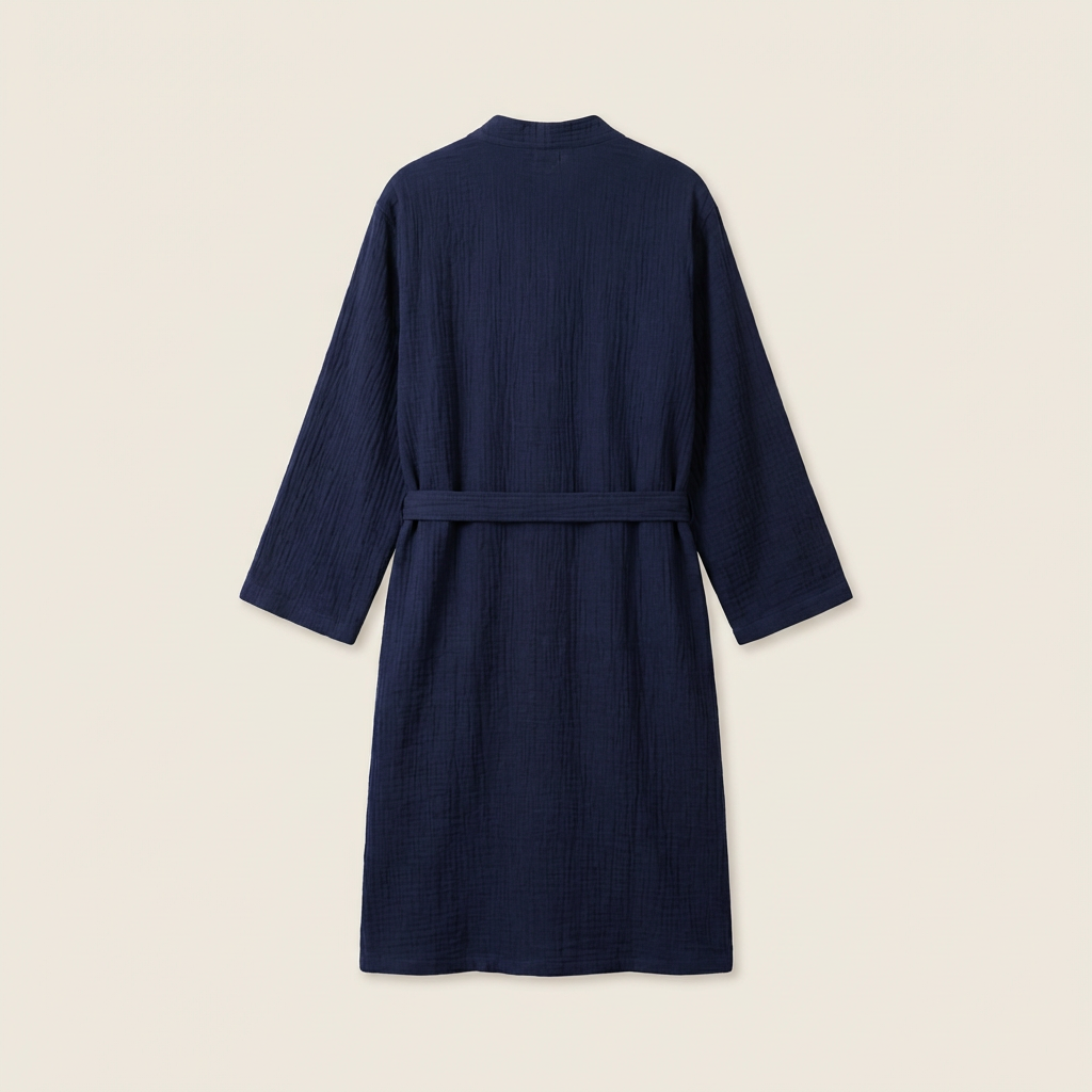 Peignoir en Gaze de Coton Respirant