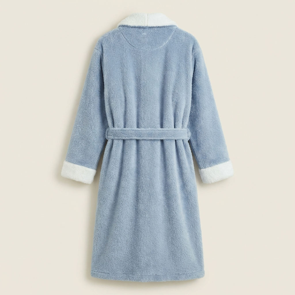 Peignoir Long Homme et Femme en Polaire Épaisse