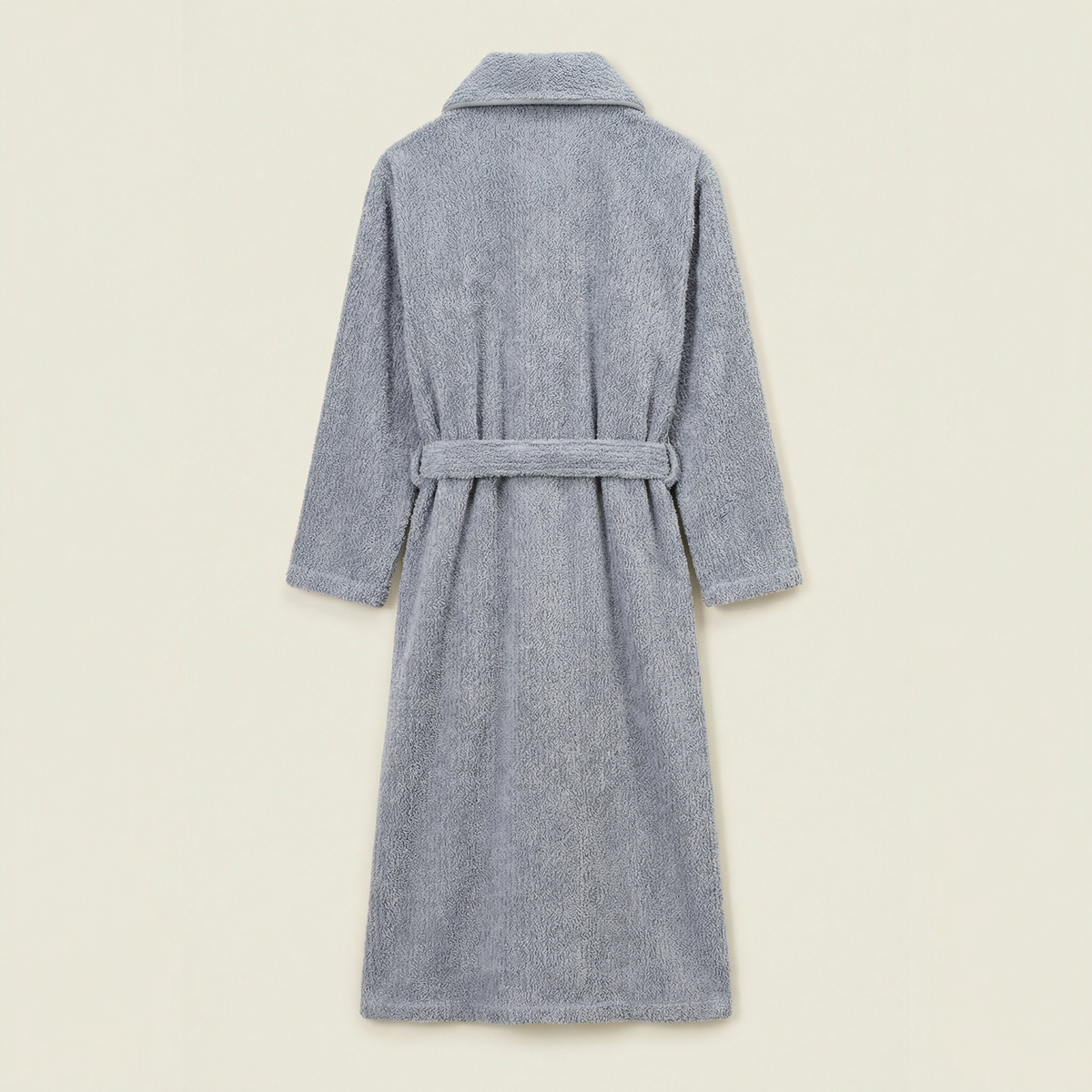 Peignoir Polaire Long Col Châle Confort Hiver
