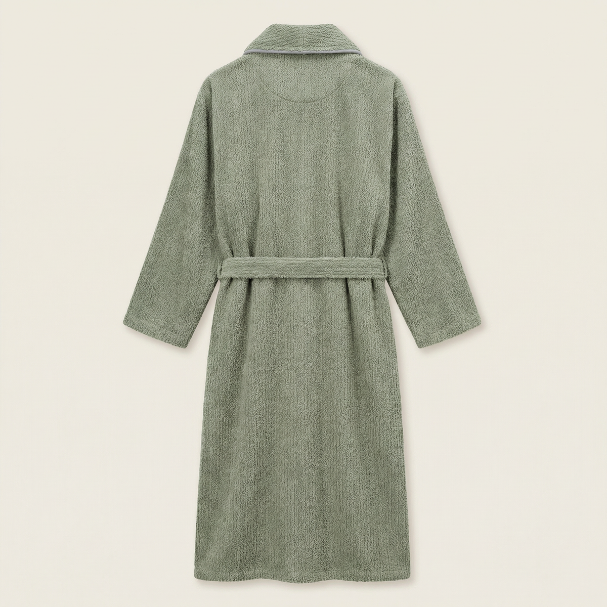 Peignoir Polaire Long Col Châle Confort Hiver
