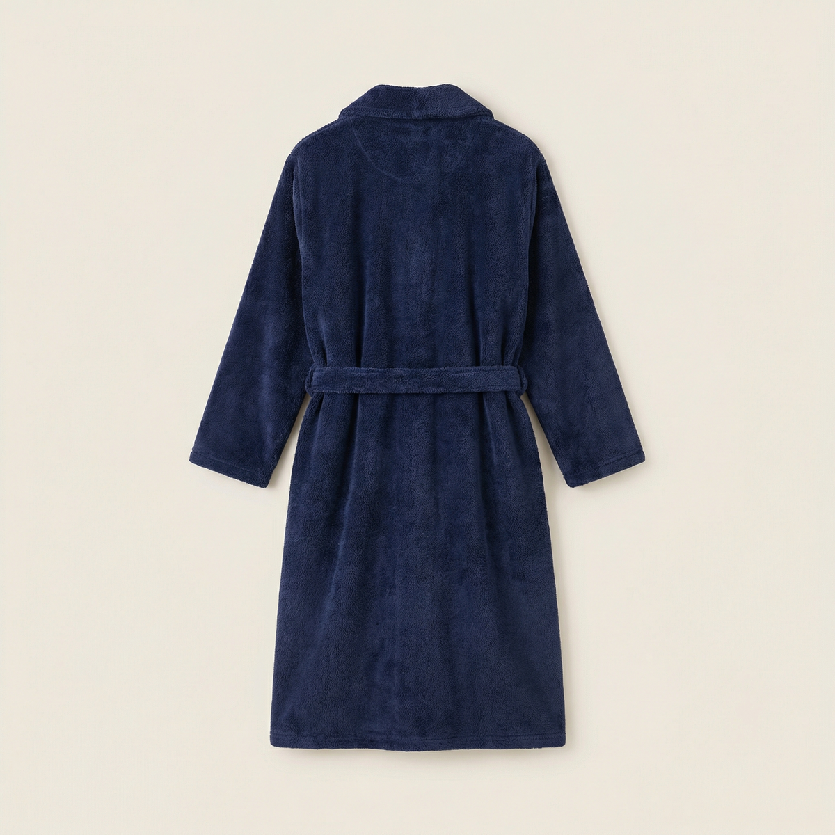 Peignoir Polaire Mi-Long Texture Peluche