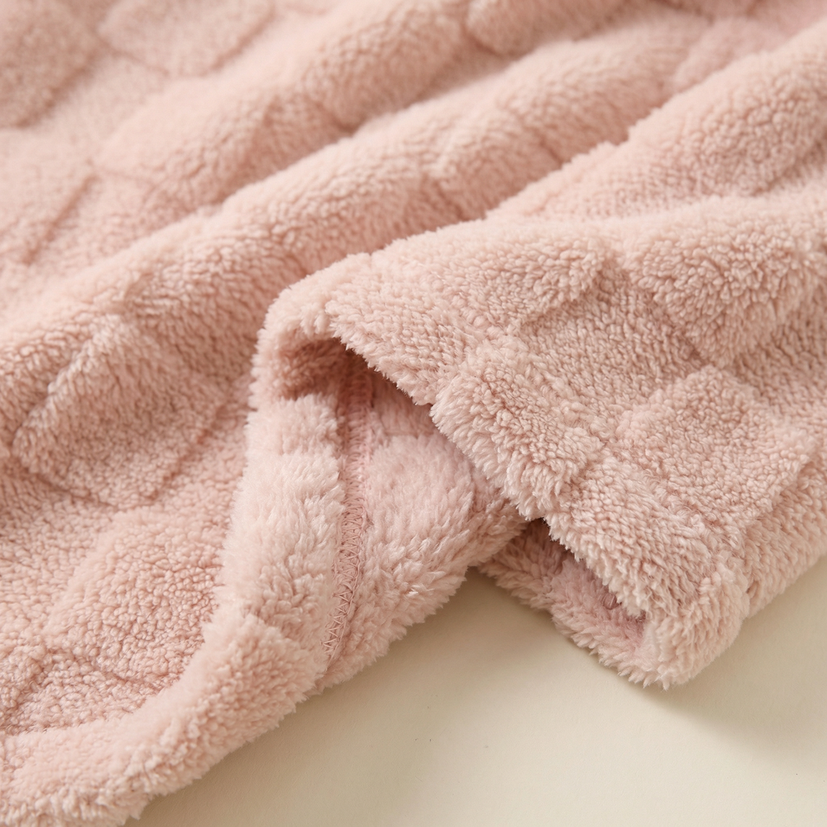 Peignoir Polaire à Boutons Long & Chaud avec Capuche