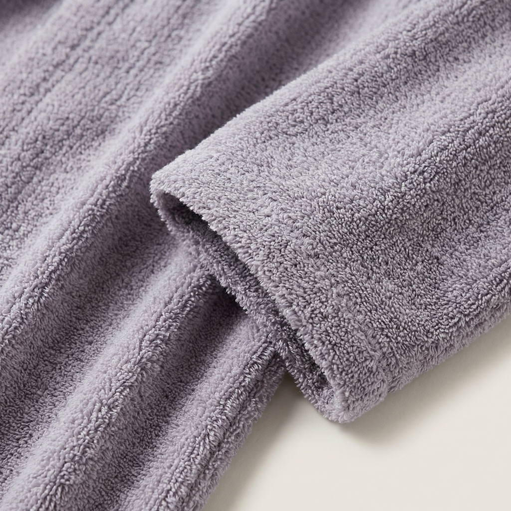 Peignoir Polaire Long Col Châle Confort Hiver