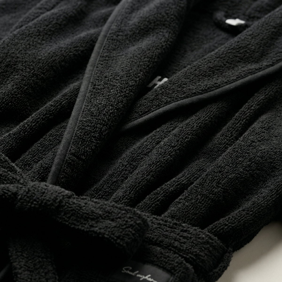 Peignoir Polaire Long Col Châle Confort Hiver