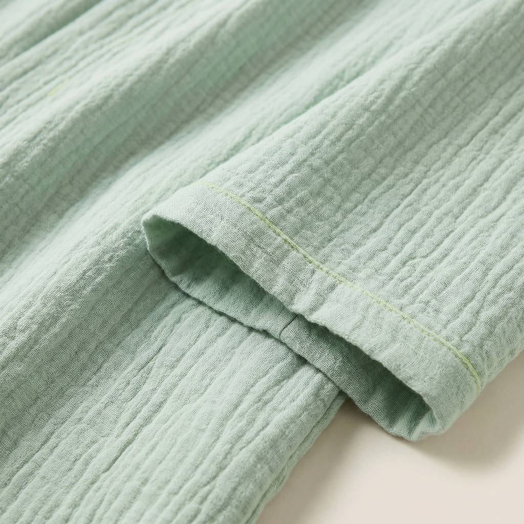 Peignoir en Gaze de Coton Respirant