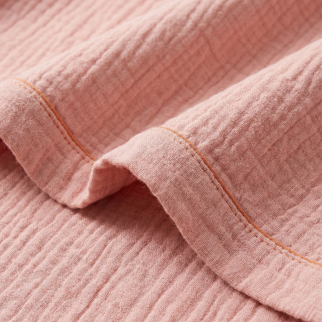 Peignoir en Gaze de Coton Respirant